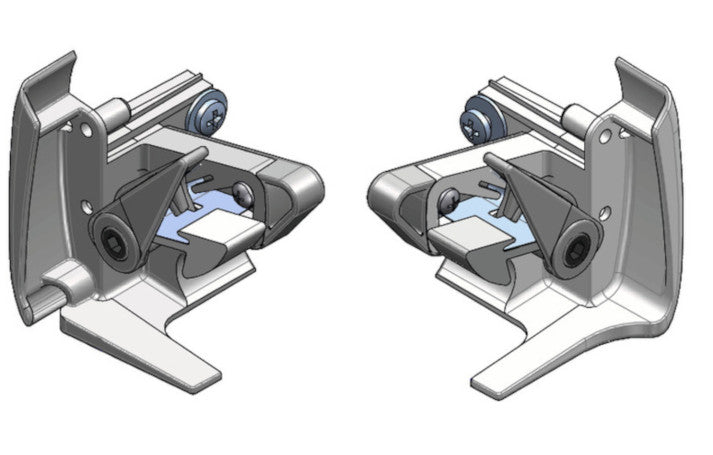 Dometic/Prostor Endkappe Frontblende links - weiß