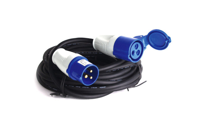 Carbest CEE-Verlängerungskabel 10m H07RN-F 3G2,5 mit CEE-Stecker + CEE-Kupplung