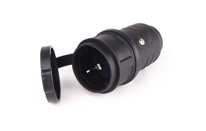 Carbest Schuko-Gummikupplung für 230V