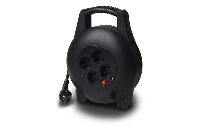 Carbest Kabelbox für den Innenbereich 7,5m Kabel mit 4 Schuko-Steckdosen