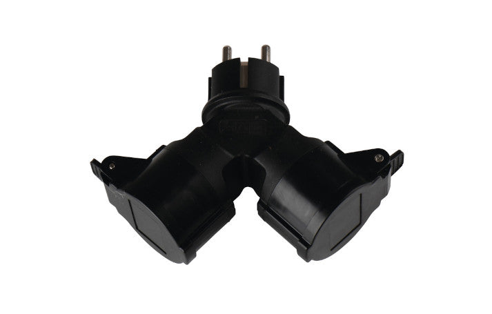 Verteilerstecker Schuko doppelt