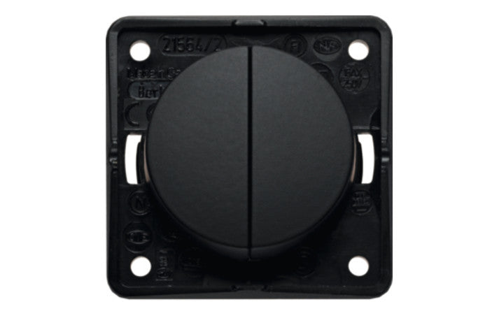 Berker INTEGRO Flow/Pure Serienschalter schwarz matt