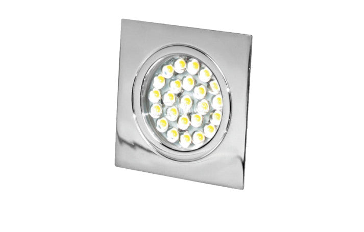 12-V-LED-Einbauspot - Chrom