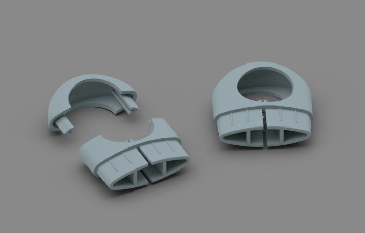 Fiamma Auflage und Verschluss links grau für Leiter