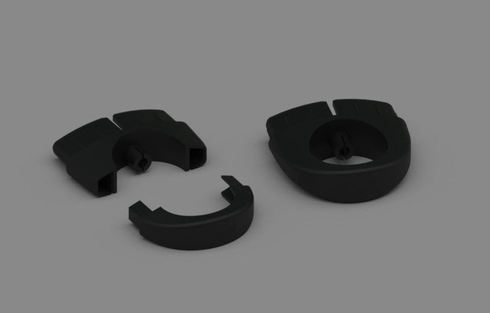 Fiamma Auflage und Verschluss schwarz für Stufe Leiter