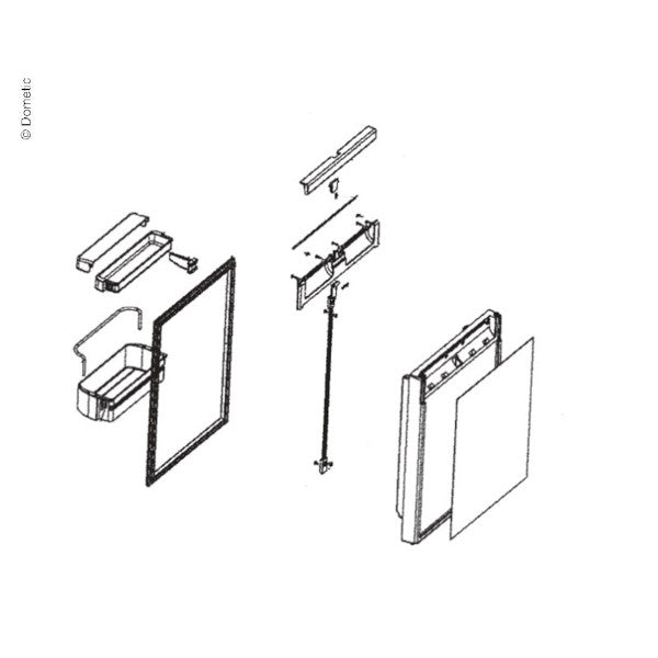 Dør komplet CR-140E