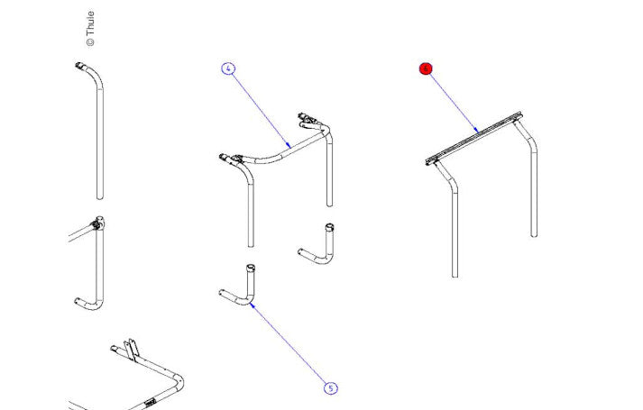 Thule Sport G2 Tragrahmenbügel