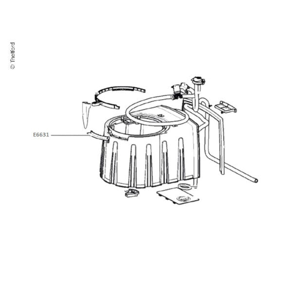 Thetford Wasserverteiler für C263S Cassette