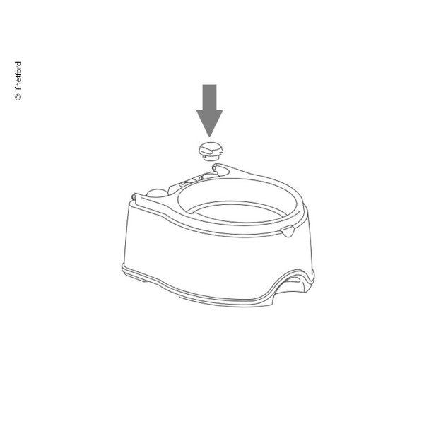 Thetford Verschlusskappe für Porta Potti
