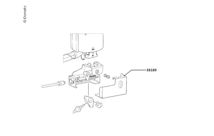 Dometic Verdunkelungssystem für (Duett) 1300x550 grau/grau für Seitzfenster S5/S6.5