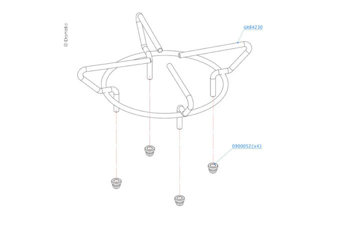Dometic Einhängegitter klein für MO9222