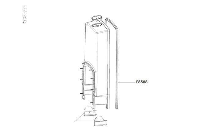 Dometic Dichtung Wandkonsole CTW3110/CTW4110