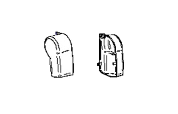 Thule Omnistor 4900 Endkappensatz silber