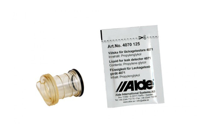 Alde glykolpude og skueglas