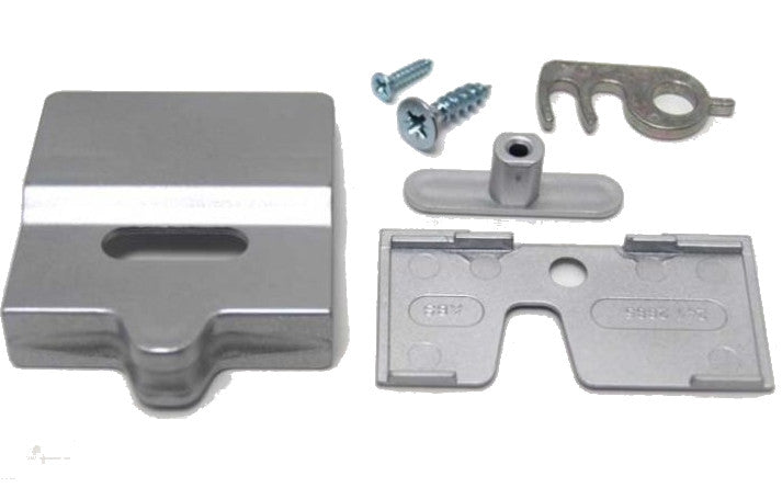 Dometic skydedørslås sølv - to døre