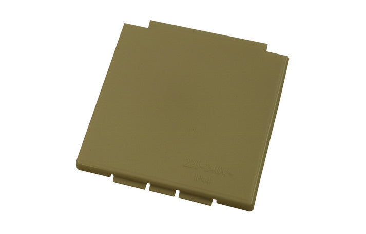 Carbest Ersatzdeckel für CEE-Steckdose beige