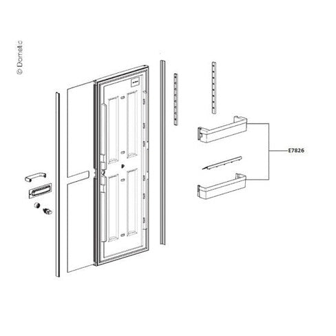 Dometic Etagere Kühlschranktür für RML94XX - Campingfrosch