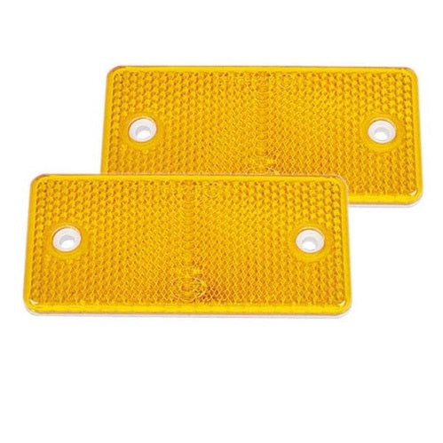 Hella Reflektor gelb - rechteckig 94 x 44 mm - Campingfrosch
