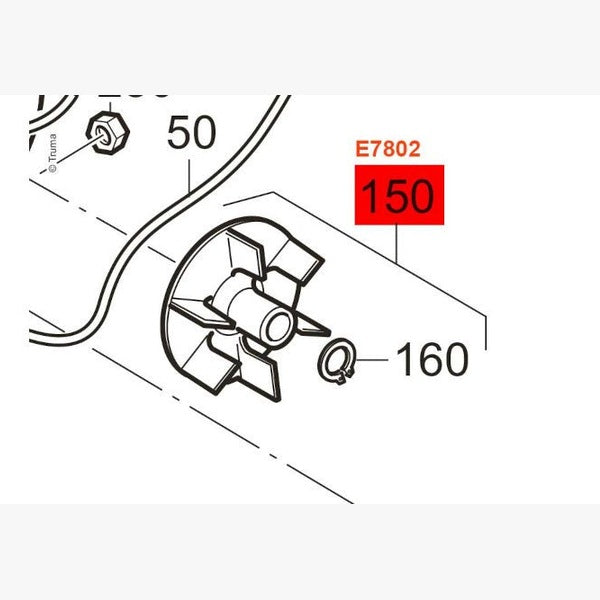 Truma Lüfterrad für Movermotor TE/TER/SE/SER - Campingfrosch