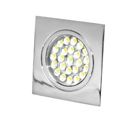 12-V-LED-Einbauspot - Chrom - Campingfrosch