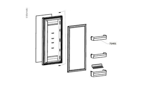 Dometic Türfach oben für RC10.4