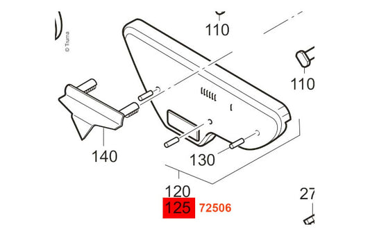 Truma Abdeckplatte Motor'B' SER