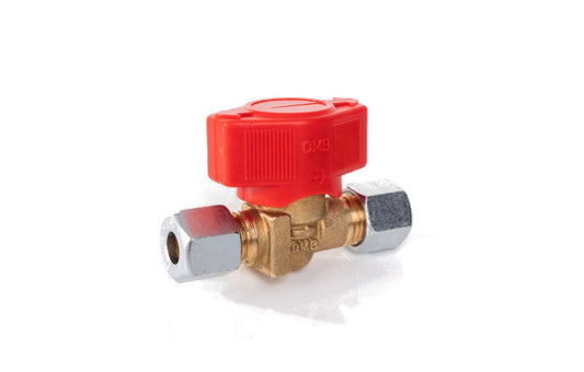 GOK 1-fach Schnellschluss-Absperrventil für 8mm Gasrohr