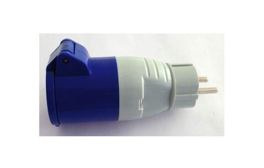 Carbest CEE Adapter CEE-Kupplung/Schuko-Stecker Kurzadapter