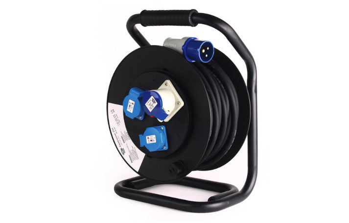 Carbest CEE-kabeltromle H07RN-F3G2 25m med CEE-stik og CEE-kobling - feb. 2022