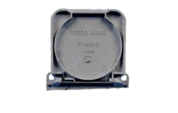 Klappdeckel dunkelgrau für Einbausteckdose 230V