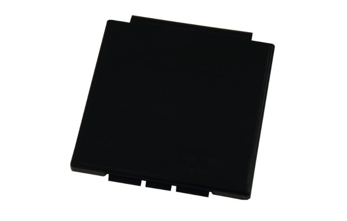 Carbest Ersatzdeckel schwarz, quadratisch, für CEE-Eingangssteckdose