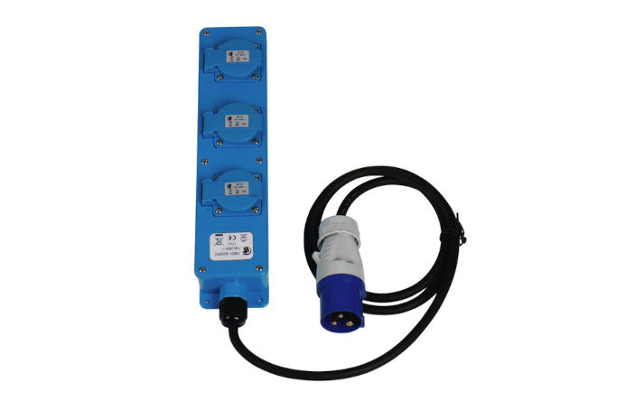 Carbest CEE-Verlängerungskabel 5m 230V Schuko mit CEE Stecker und CEE Kupplung