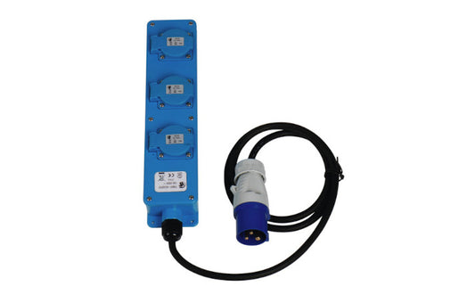 Carbest CEE-Verlängerungskabel 5m 230V Schuko mit CEE Stecker und CEE Kupplung