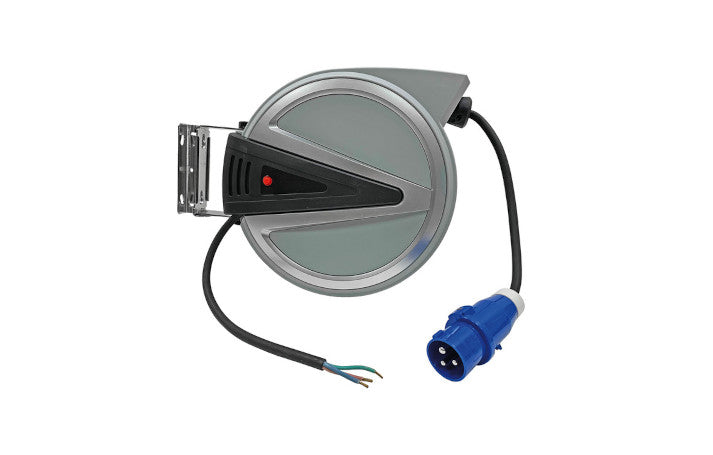 Carbest automatisk kabeltromle 15m 3x2,5mm2/CEE-stik
