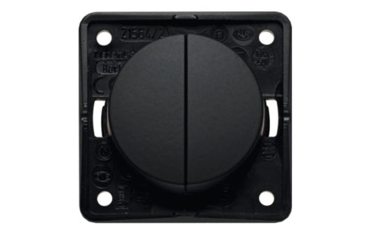 Berker INTEGRO Flow/Pure Serienschalter schwarz matt