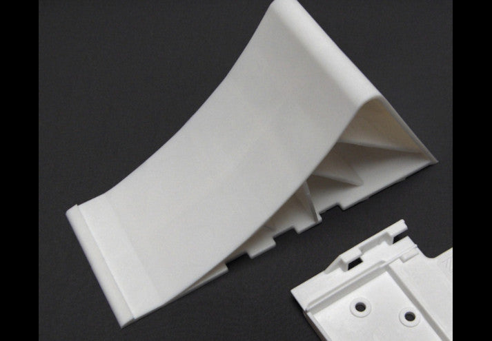 Unterlegkeil Weiß aus stabilem Kunststoff