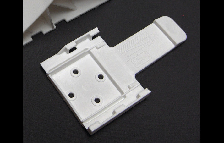 Halter für Unterlegkeil, weiß