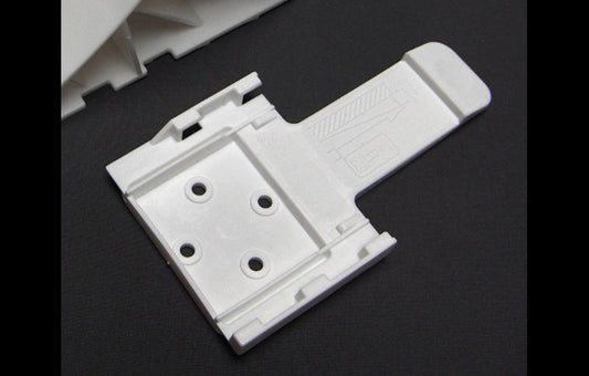 Halter für Unterlegkeil, weiß