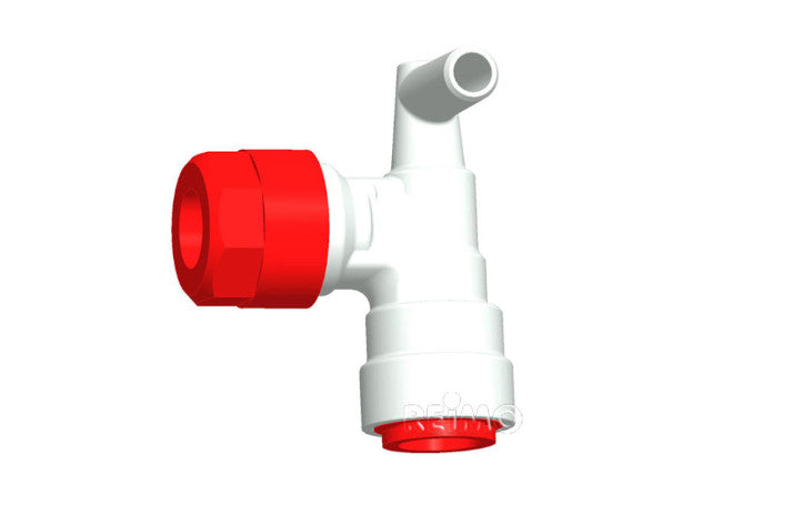 Vink. tilslutn.ventil JG12mm