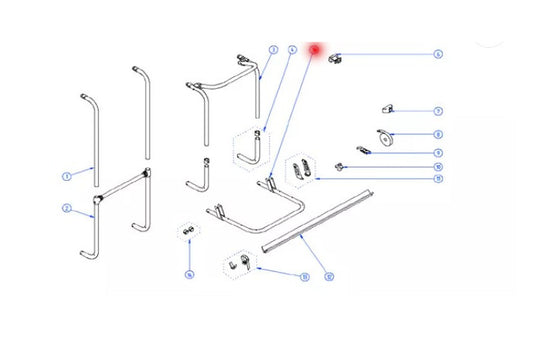 Thule Schienenbügel für Fahrradträger Essential