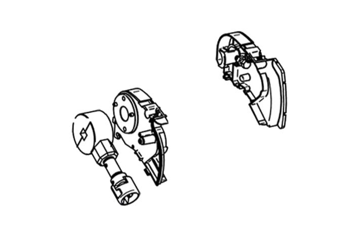 Thule Omnistor 6300 Endplatten links/rechts - silber