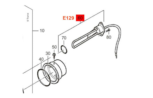 Truma varmestav komplet med O-ring