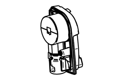 Thule 4200 Endplatte links inkl. Kurbelwerk weiß