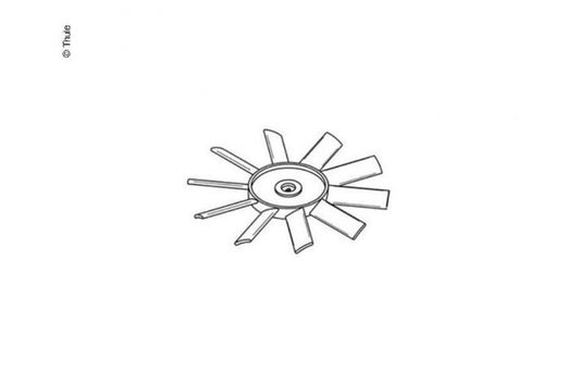 Thule Omnivent Motor und Fan Blade Ventilator