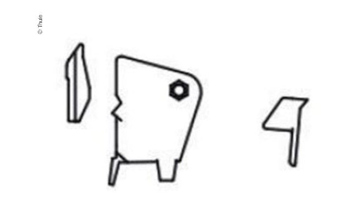 Thule Omnistor 8000 Befestigungssatz-Spannstange