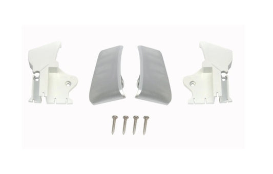 Thule Omnistor 8000 Frontblendenendkappen-Satz silber