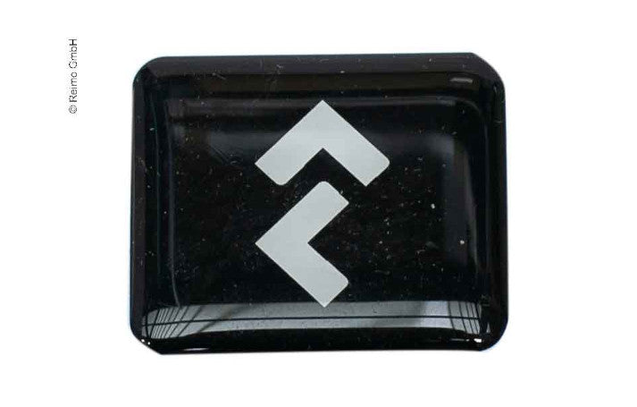 Dometic Logoplatte black