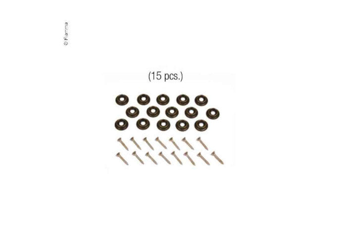 Fiamma Kit 15 Druckknöpfe für Skirting