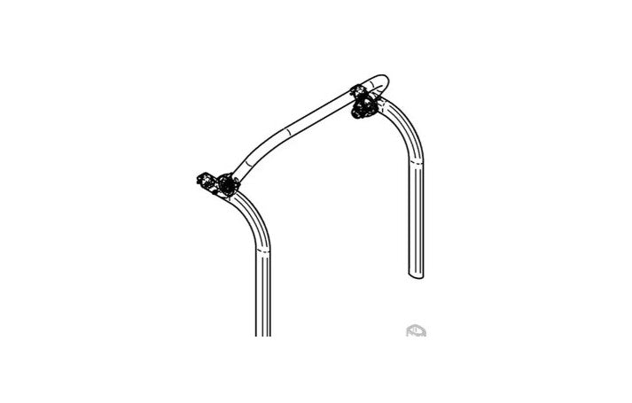 Thule-understøttende rammebøjler og øvre understøttende arm Thule Elite G2 SV