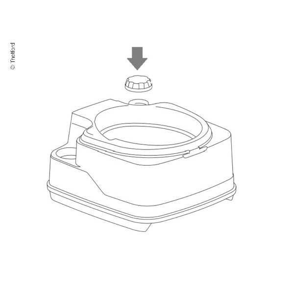 Thetford Verschlusskappe für Porta Potti